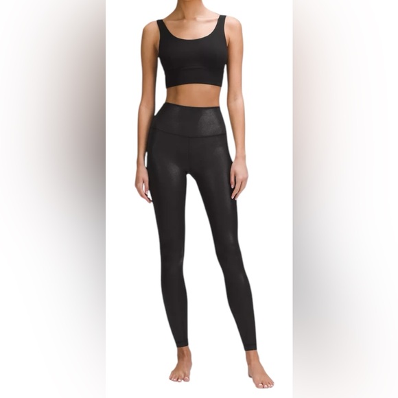 lululemon athletica Pants - LULULEMON LEGGINGS WOMENS SIZE 4 ALIGN HIGH RISE ATHLETIC PANTS FOIL MAUVE